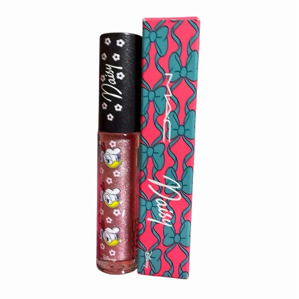 MAC x Disney Daisy Duck Lipglass Glitter Shimmer Lip Gloss OUT ON THE TOWN